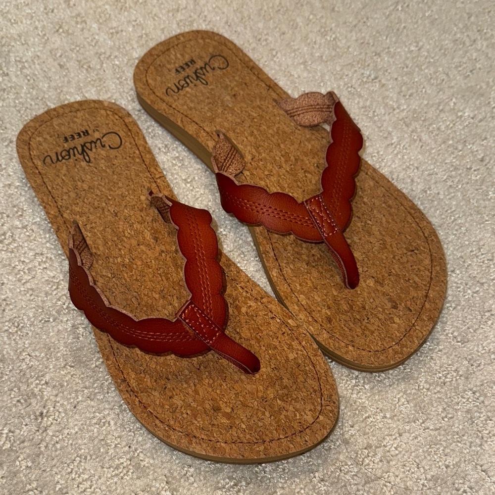 Reef Women's Tan and Brown Sandals
